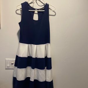 Navy blue sailor dress